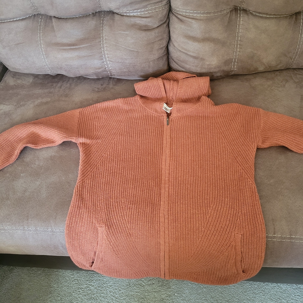 Max Studio Women's Rust Knit Cardigan